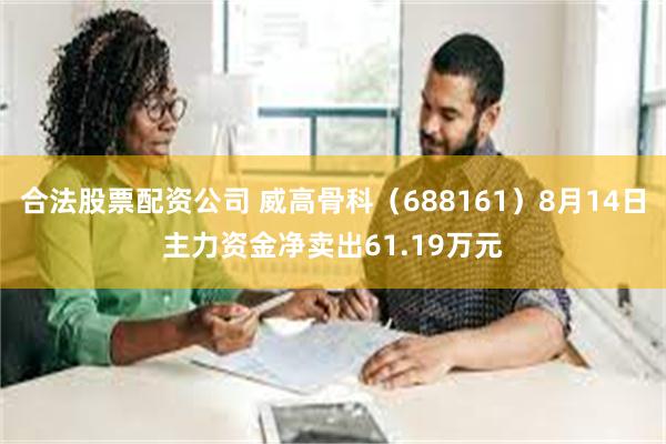 合法股票配资公司 威高骨科（688161）8月14日主力资金净卖出61.19万元